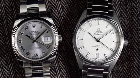 omega globemaster vs rolex datejust